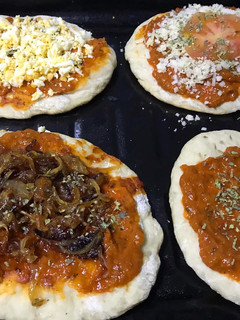 Una foto de Pizza casera