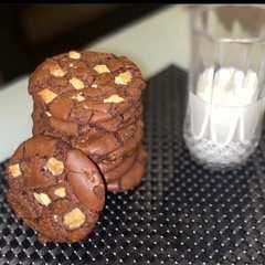 Une photo de Cookies tout chocolat