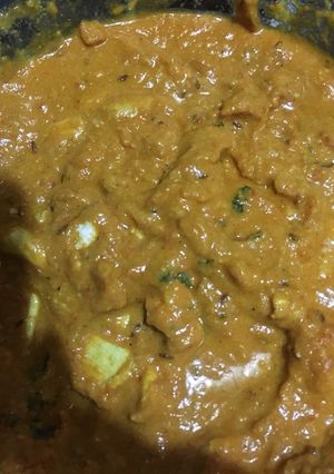 A picture of Shahi paneer.