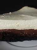 Torta de brigadeiro amargo e creme Oreo