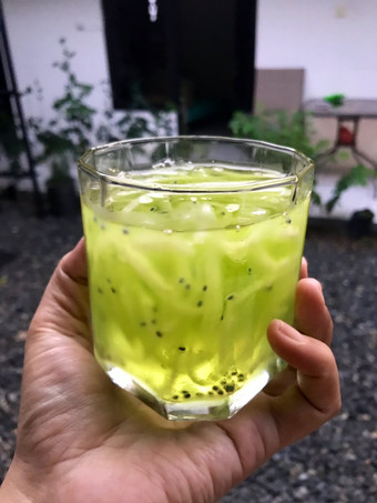 Bagaimana Membuat Es melon serut sederhana Ekonomis