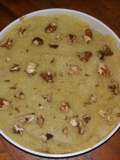 Una foto de Puré de camote/batata con nueces