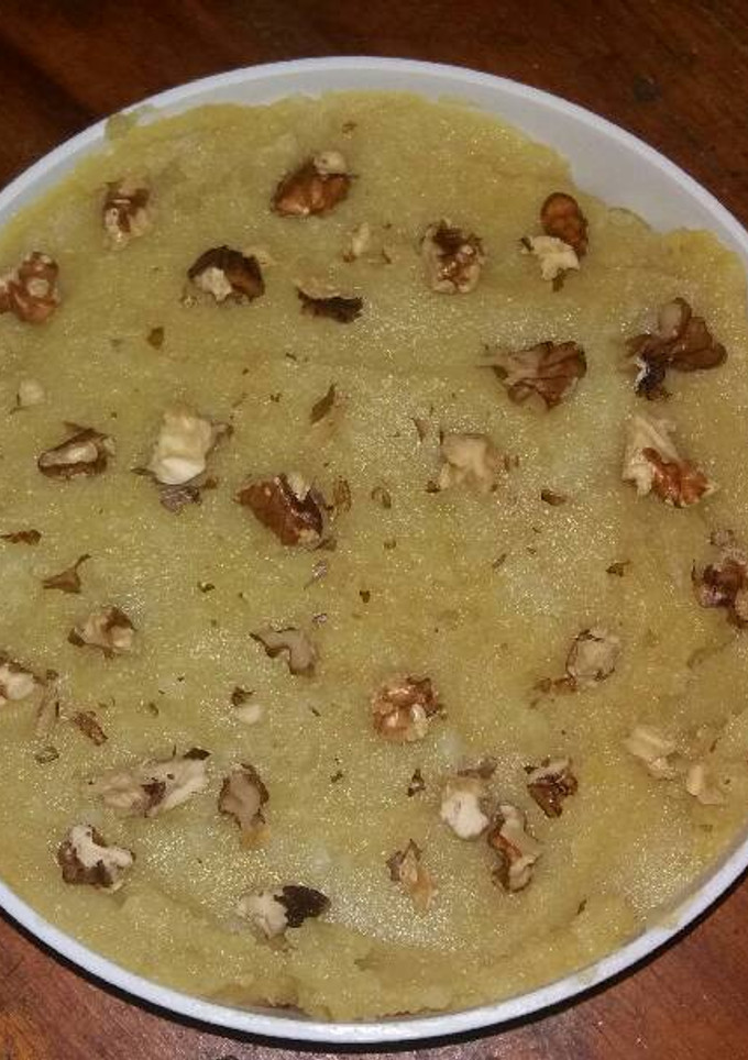 Una foto de Puré de camote/batata con nueces