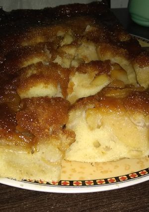 Una foto de Torta de manzana
