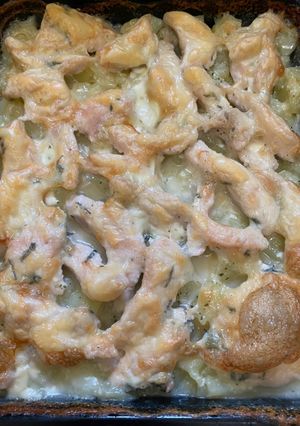 Rozmaringos burgonyás csirkemell recept fotója