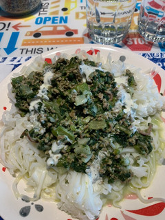 Una foto de Guiso de acelgas con carne molida