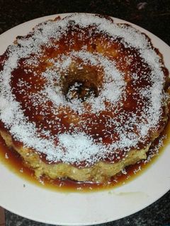 Una foto de Flan con crema de manzana con sabor anís en la olla GM g