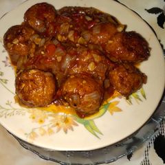 A picture of Gobhi Manchurian.