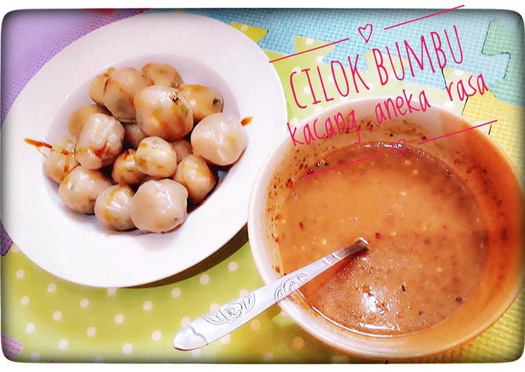 Resep masakan Cilok bumbu kacang aneka rasa | Resep Membuat Cilok bumbu kacang aneka rasa Yang Sempurna