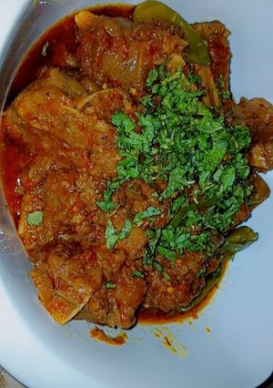 A picture of Mutton Spacial karahi.