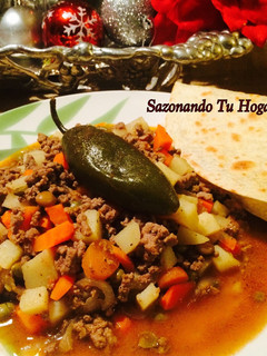 Una foto de Picadillo Ranchero💖