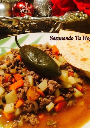 Una foto de Picadillo Ranchero💖