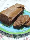 Budín de chocolate y nueces integral sin huevo