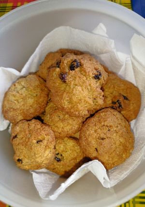 Une photo de Cookies cranberries noix de coco 🥥🥥