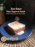 Roti Bakar Telur Separuh Masak