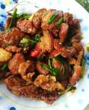 Thịt ba rọi kho tiêu