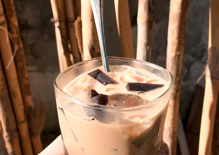 Resep Es Coffee Jelly, Enak Banget
