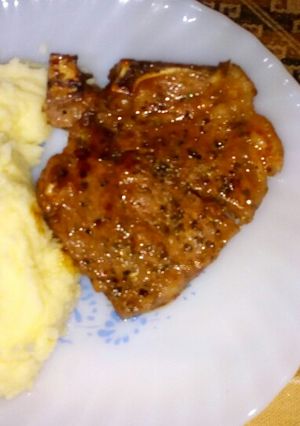Una foto de Bifes BBQ a la plancheta 💣💣💣💣