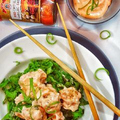 A picture of Dynamite Prawns.