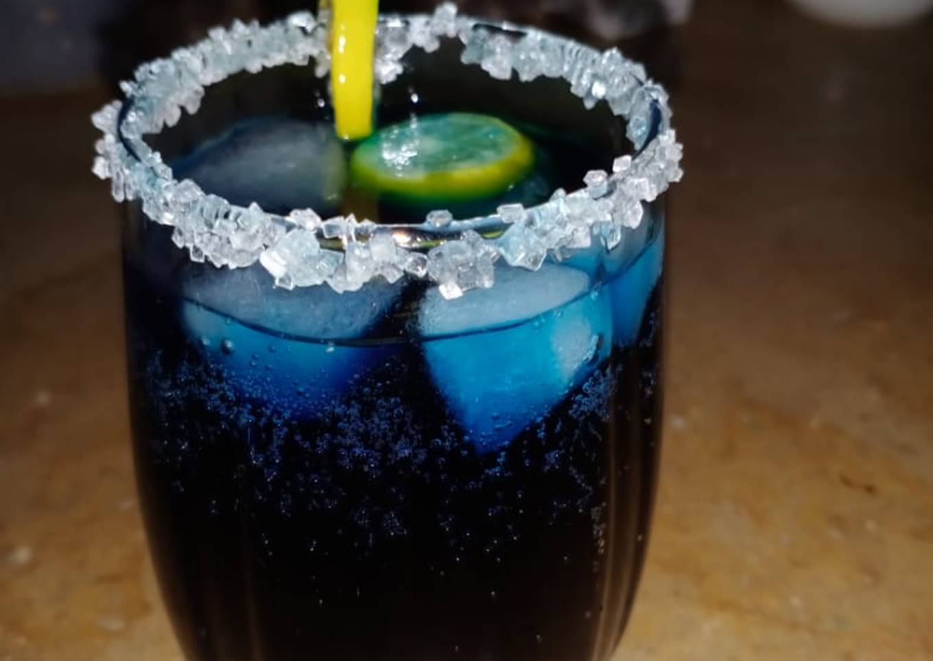 Blue moon drink