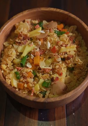 A picture of Oats - Chura Upma.