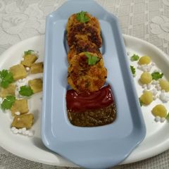 A picture of Yummy Yam Tikki.