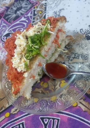 A picture of Tricolour sandwich.