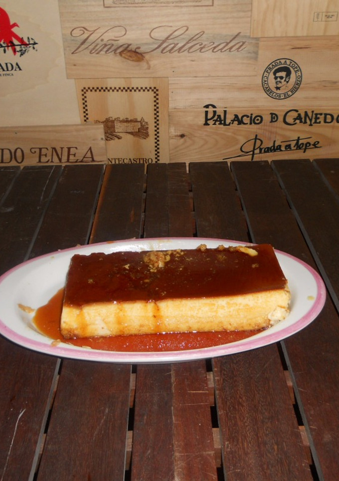 Una foto de Flan de coco