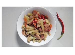 Foto resep Kembang koll sossis lada hitam