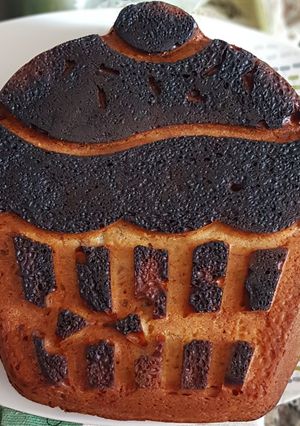 Una foto de Torta de banana y nuez