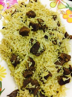 صورة لوصفة برياني لحم