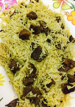 صورة لوصفة برياني لحم