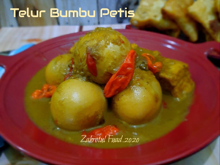 Resep: Telur Bumbu Petis Menu Enak