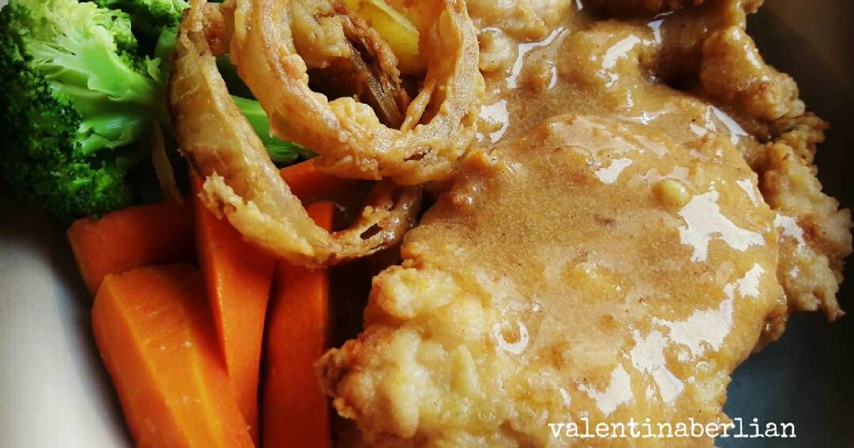 Resep Chicken crispy steak oleh Valentina Berlian - Cookpad