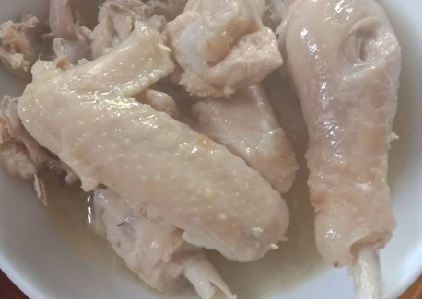 Sop ayam kampung tanpa sayur