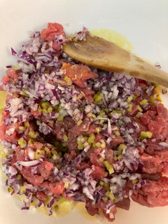 Una foto de Steak tartar