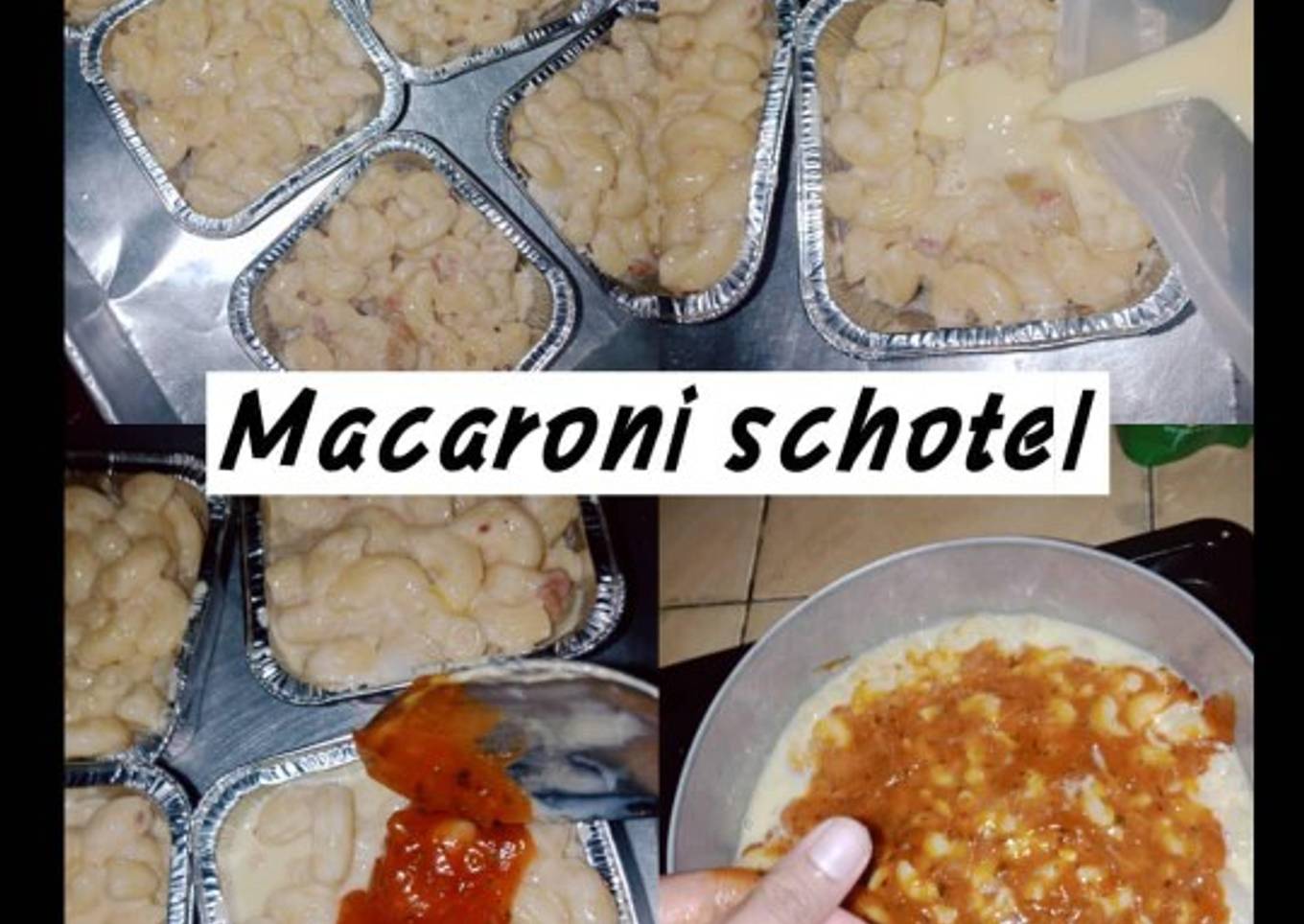 Macaroni schotel panggang / Macaroni schotel Kukus juga bisa😊
