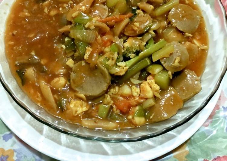 Resep Capcay merah nyemek Lezat