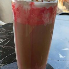 A picture of Chocolate ice cream shake.