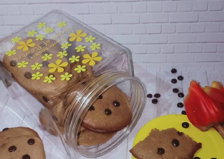 IDE #Resep Cookie Monster Chewy Chocochips Cookies-Trial new recipe menu kue-sehari hari
