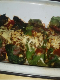 Una foto de Canelones en hojas de Acelgas