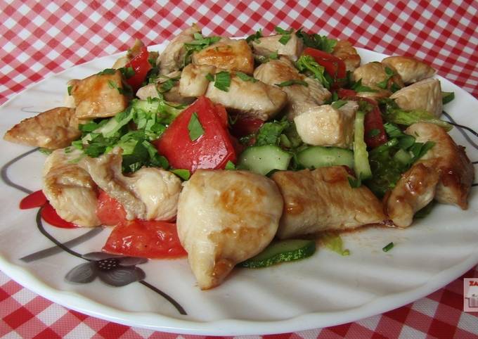 Мясные салаты – 55 вкусных рецептов с фото, простые рецепты мясных салатов