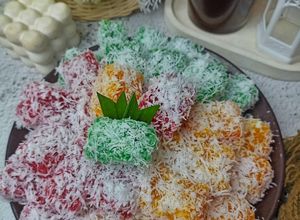 Foto resep Cenil Singkong Rasa Buah (Melon, Strawberry, Jeruk)
