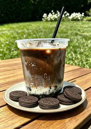 Foto resep Iced Oreo Cocoa Milk
