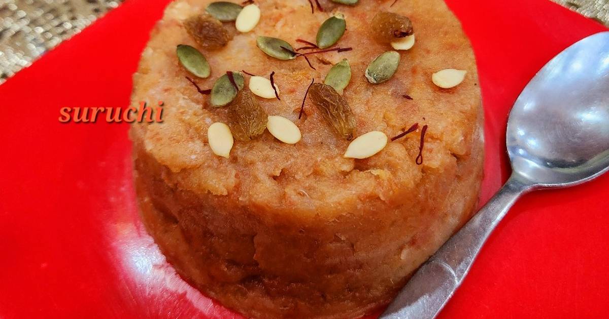 Sweet PotatoCarrot Jaggery Halwa Recipe by Suruchi (Dr. Ruchi Sharma) Cookpad