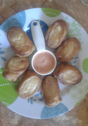 Una foto de Mini banderillas con aderezo