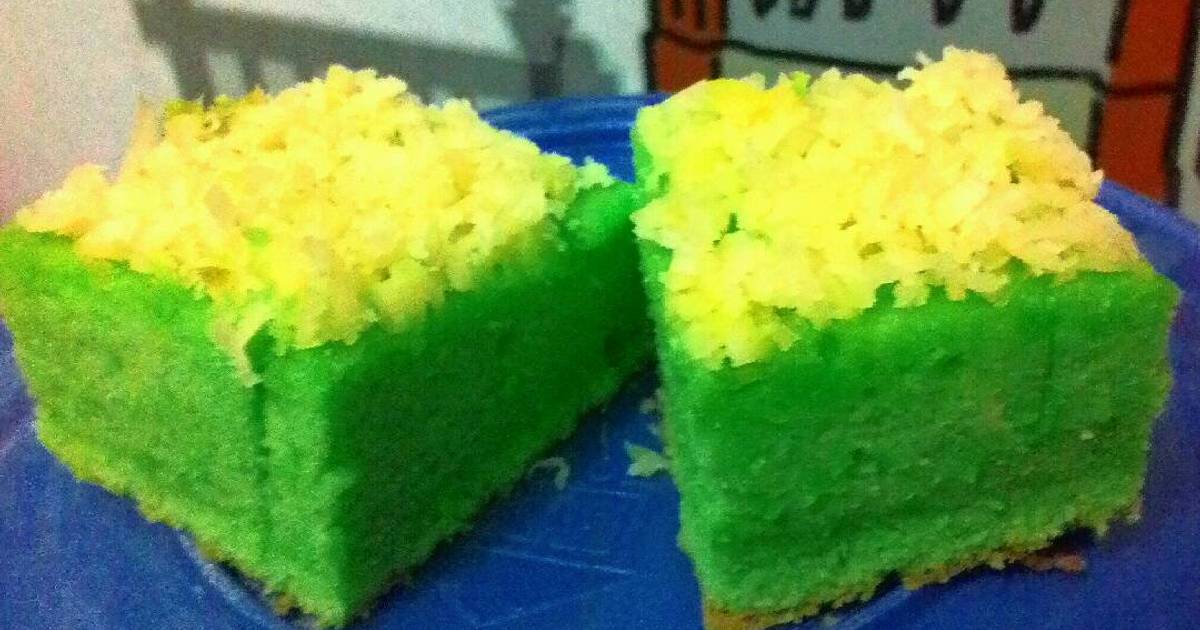 Resep Cake Rice Cooker Pandan Keju (no mixer) oleh Indiyah Budi