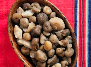 Una foto de Chuño 🥔 papa ancestral del altiplano andino 🥔congelada y deshidratada de forma natural 🥔
