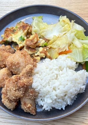 巧福風格酥炸小雞飯 的食譜成品照片