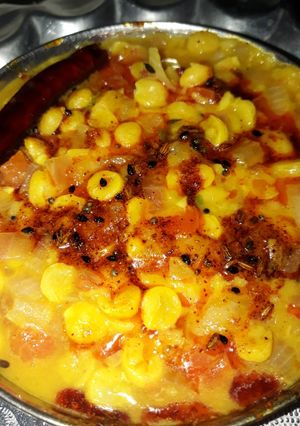 A picture of Punjabi chana dal.